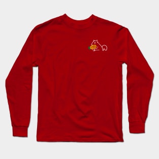 Squirrel with Pineapple Long Sleeve T-Shirt